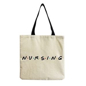 Nurse Nursing Pride Linen Tote Bag